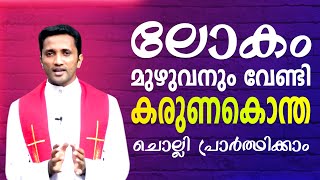 Fr. Jince Cheenkallel |  ലോകം മുഴുവനും വേണ്ടി കരുണകൊന്ത  ചൊല്ലി പ്രാർത്ഥിക്കാം | Rosary of Mercy