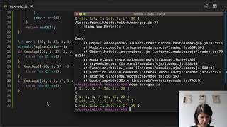 Node.js/JavaScript interview training - Sorting