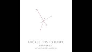 Introduction to Turkish, Track 19 - Language Transfer, The Thinking Method