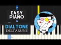 Dialtone (EASY Piano Tutorial) - Deltarune