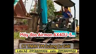 Máy xúc đào Airman AX40U-5 nhập khẩu từ Nhật Bản