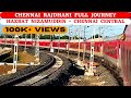 Chennai Rajdhani Full Journey | High speed run | First AC travel in Rajdhani