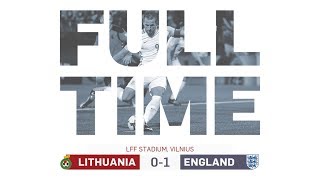 Литва - Англия 0:1 Обзор матча гол и лучшие моменты