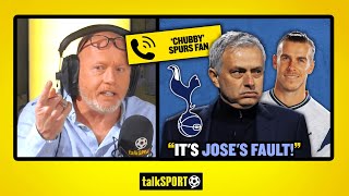 "IT'S JOSE'S FAULT!" Chubby the Spurs fan blames Mourinho for Gareth Bale's poor Tottenham form!