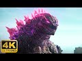 Godzilla & Kong fight Skar King & Shimo - 4K Scene (1/2) - Godzilla x Kong: The New Empire