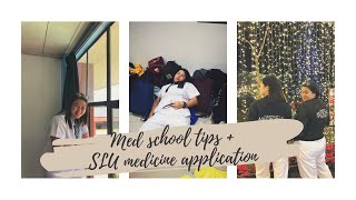 Med school freshie tips + SLU Medicine application | Med school Philippines