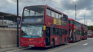 FRV. Go Ahead London Route 5. Canning Town Stn - Romford Market. Enviro400 Trident E126 (LX09 FCC)