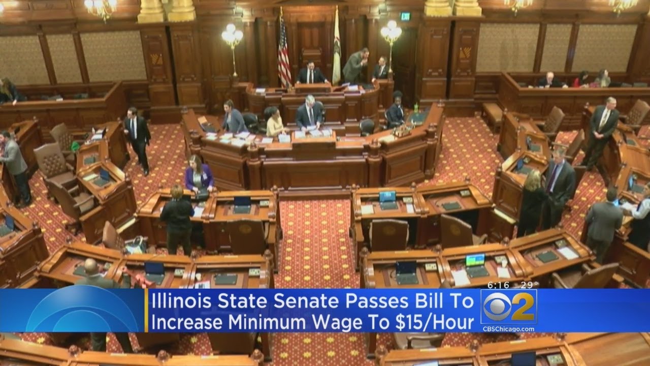 Illinois State Senate Passes Bill To Increase Minimum Wage - YouTube