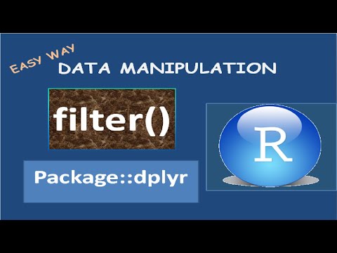 Data Manipulation In R Using Dplyr Filter Function - 1(a) | Filter In R ...