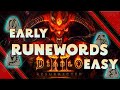 Diablo 2 Resurrected - Best Early Game Runewords - Get Further In The Game with These Beginner Runes