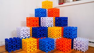 Massive Domino Structure made of CUBES!