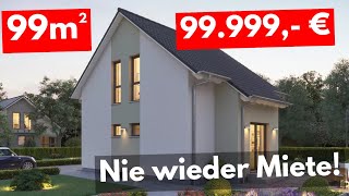 TINYHOUSE-INDUSTRIE GESCHOCKT: 99m² MASSAHAUS 99.999,- € MADE IN GERMANY! 2023 lieferbar. Mit Aufbau