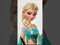 elsa’s transformation asokamakeup frozen disney digitalart shorts