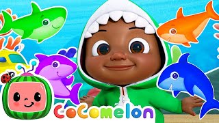 Baby Shark Color Song | Cody and Friends! Sing with CoComelon