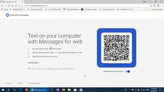 You can Text Message from Web anywhere using Google Messages app