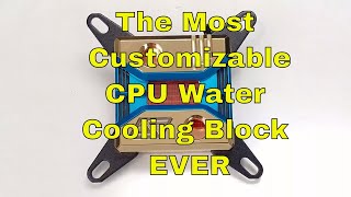 Swiftech SKF Heirloom (The Most Customizable CPU Water Cooling Block)