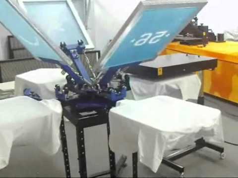 garment screen printing machine