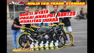 knalpot ABRT20 NINJA 155 FRAME STANDAR  !!!