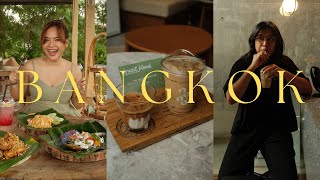 BANGKOK DIARIES 🇹🇭 exploring trendy \u0026 hidden cafes, food spots, temples \u0026 markets in Thailand ☕️🍴