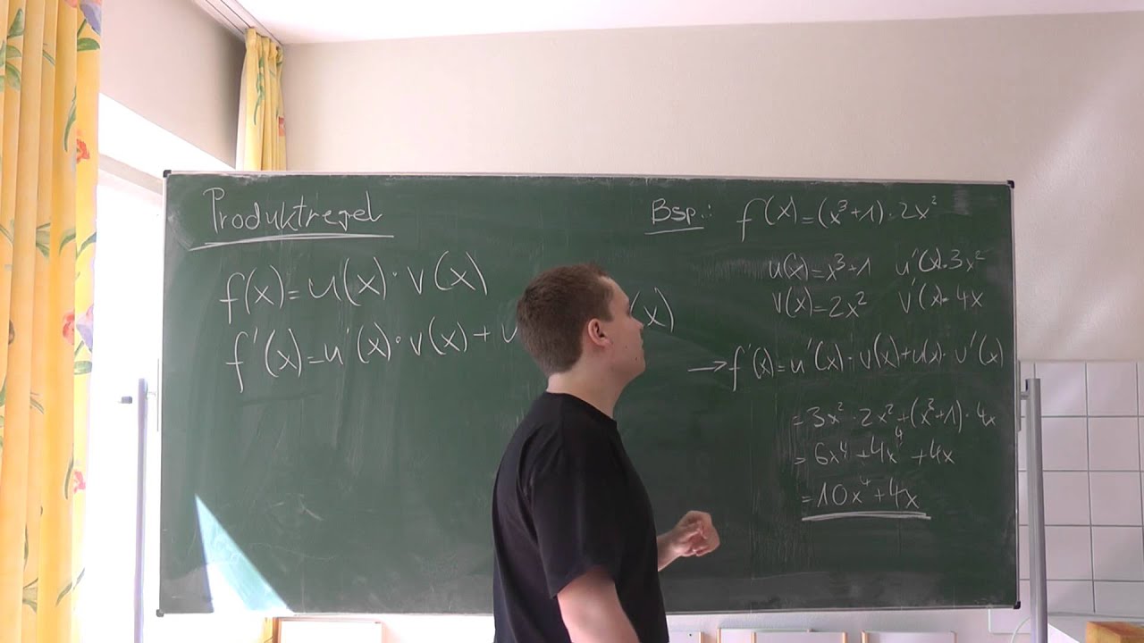 RNG-Mathe-Crashkurs: Ableitungsregeln (3) - Die Produkregel - YouTube