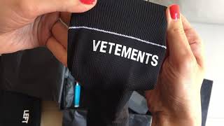 Vetements 80MM ELASTIC BOOTS LIGHTER HEEL unboxing