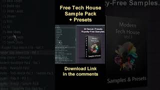 Free Tech House Sample Pack 2023 #shorts