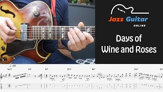 Days of Wine and Roses (Solo Study) - Jazz Guitar Lesson