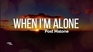 Post Malone - WHEN I'M ALONE (LYRICS)