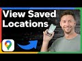 How To Check Saved Locations In Google Maps
