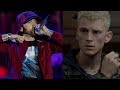 Eminem Disses Machine Gun Kelly On Stage, MGK Responds "Too Scared To Perform Your Weak Diss Track"