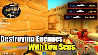 DESTROYING MY ENEMIES WITH LOW SENS (400 DPI 1.4)