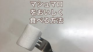 【手作り】 マシュマロをおいしく食べる方法を紹介！！