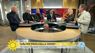 Svenska flyghjältar hyllas med medalj av amerikansk stridspilot - Nyhetsmorgon (TV4)