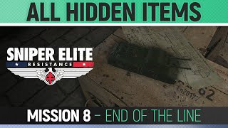 Sniper Elite: Resistance - Mission 8 - All Hidden Item Locations 🏆 End of the Line