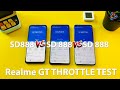 Realme GT vs Redmi K40 Pro vs Mi 11 ANTUTU THROTTLE TEST