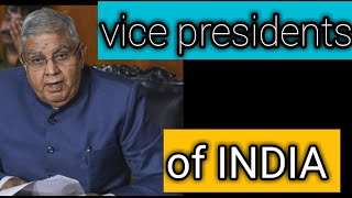 vice presidents of India@Learnwithmechannel