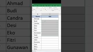 cara menulis nik di excel agar tidak berubah #tipsexcel