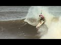 kelly slater almost hit by bat ray