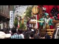 小平神明宮 八雲祭 小川駅前出発神輿渡御2015年。