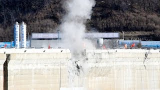 豊満ダム、爆破　旧満州国が建造、当時はアジア最大級