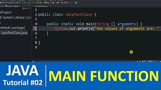 Java Tutorial #2 - Understanding main method in Java Programming