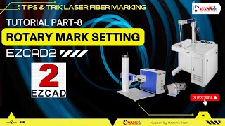 Cara penggunaan rotary di mesin laser marking #lasermarking #tutorialezcad2 #mansprolaser