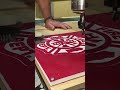 engraving a fire dept. sign out of hdpe