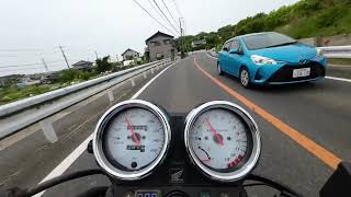 VTR250 Vツインの排気音をBGMとして楽しむ動画