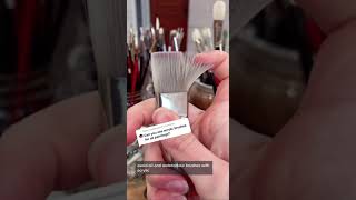 QUICK 🎨 TIP || Can You Use Acrylic Brushes For Oil Painting?