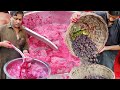 Roadside Falsa Juice Making | Refreshing Summer Street Drink Falsa Sharbat | Karachi Street Food