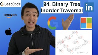 LeetCode 94. Binary Tree Inorder Traversal RECURSIVELY - Interview Prep Ep 66