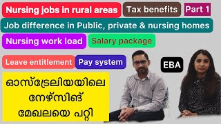 ഓസ്‌ട്രേലിയൻ നേഴ്സിങ് ജോബ് കണ്ടീഷൻസ്  |Public|Private|Nursing homes|Rural area|Leave entitlement