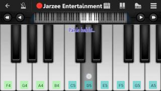 Kabhi jo badal barse (Jackpot), Arijit singh - Mobile Perfect Piano Tutorial