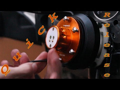 NRG Quick Release & Steering Wheel Install | Mazda Miata NRG Quick Release & Steering Wheel Install | Mazda Miata